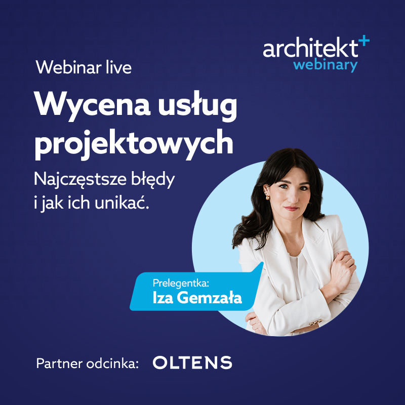 architekt+ webinary - Wycena usług projektowych